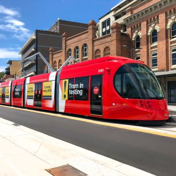 Keolis 바카라사바카라사이트는 Newcastle Light Rail 운영